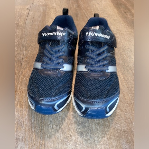 TSUKIHOSHI VELOCITY Child Shoes (Navy/Silver) New without box - Picture 4 of 9